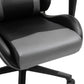 Gaming Chair, Racing Chair, Head Pillow and Lumbar Support, Black - seat detail
