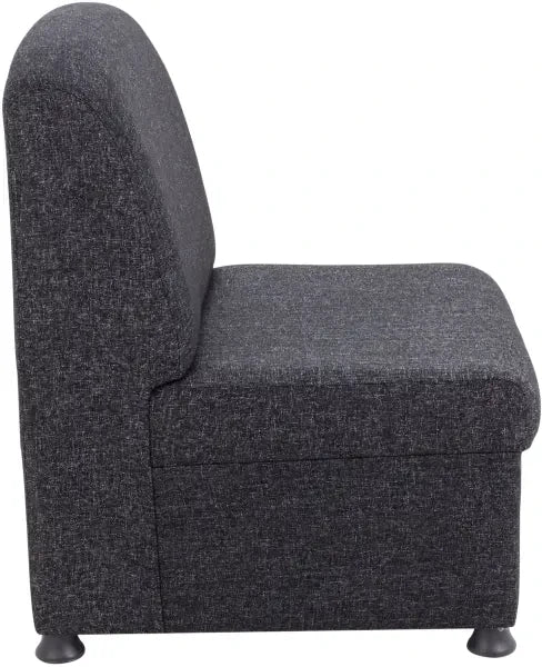 Glacier Soft Seating Module (FSC) in charcoal