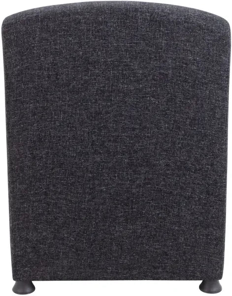 Glacier Soft Seating Module (FSC) in charcoal back view