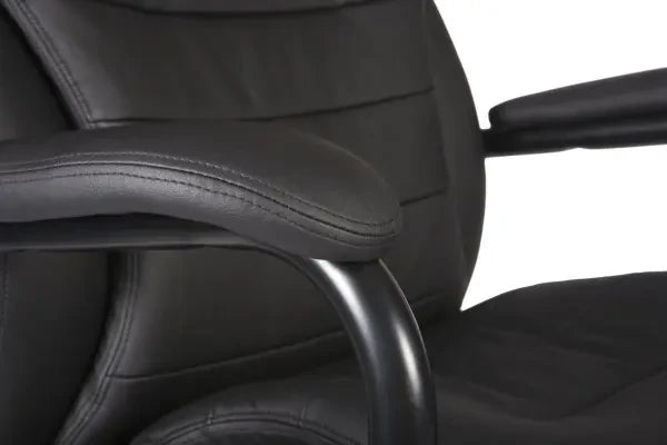 Goliath Heavy Duty Executive Office Chair armrest detail. 