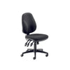 Black office chair on a white background