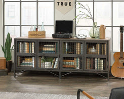 Industrial Sideboard in an office setting.