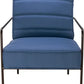 Jade Reception Chair blue front view