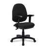 Black office chair on a white background