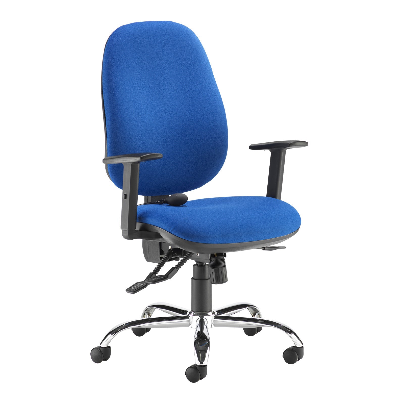 Jota Ergo 24Hr Ergonomic Task Chair in blue. 