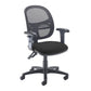 Jota Mesh Medium Back Operators Chair in black.