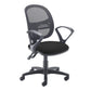 Jota Mesh Medium Back Operators Chair in black. 