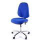 Juno Chrome High Back Fabric Office Chair | Chilli Seating