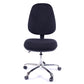 Juno Chrome High Back Fabric Office Chair | Chilli Seating