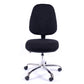Juno Chrome High Back Fabric Office Chair | Chilli Seating