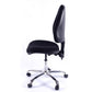 Juno Chrome High Back Fabric Office Chair | Chilli Seating