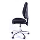 Juno Chrome High Back Fabric Office Chair | Chilli Seating