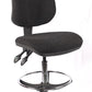 Juno Chrome High Back Fabric Draughtsman Chair | Chilli Seating