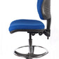 Juno Chrome High Back Fabric Draughtsman Chair | Chilli Seating