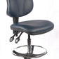 High Back Vinyl Draughtsman Chair | Chilli Seating