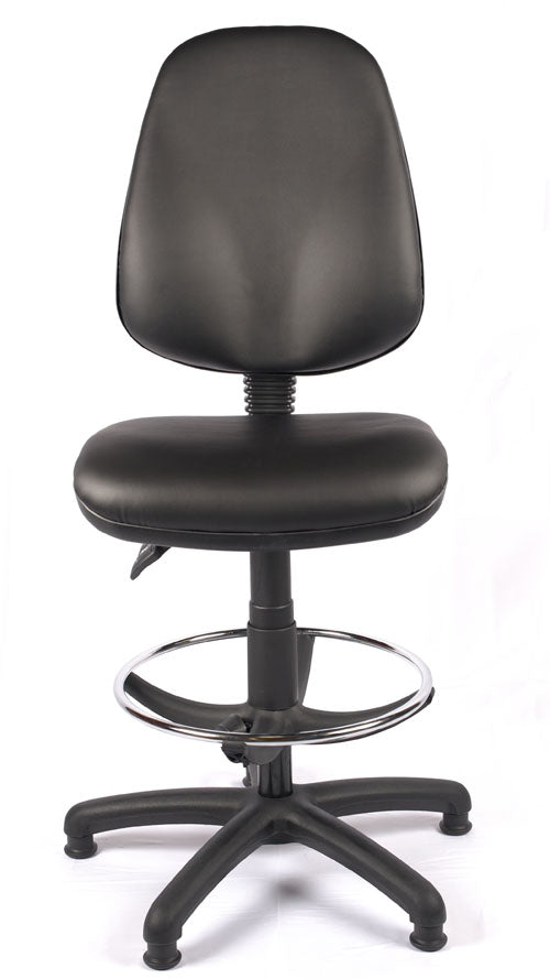Juno High Back Vinyl Draughtsman Chair