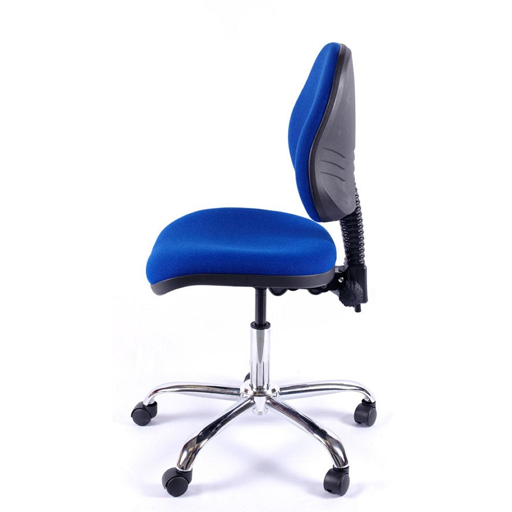 Juno Medium Back Chrome Office Chair | Chilli Seating