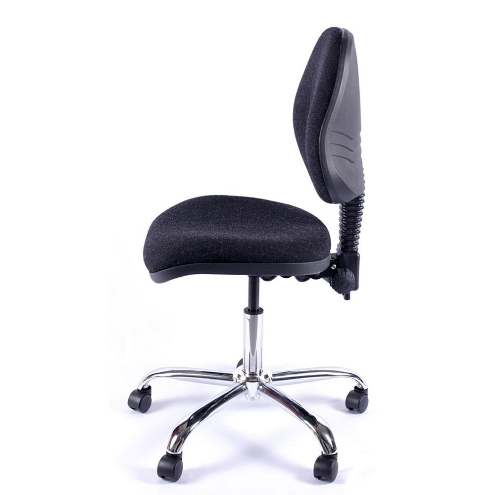 Juno Medium Back Chrome Office Chair | Chilli Seating
