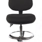 Chrome Medium Back Fabric Draughtsman Chair | Chilli Seating