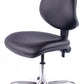 Chrome Juno Medium Back Vinyl Lab Chair | Chilli Seating