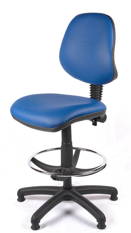 Medium Back Vinyl Draughtsman Chair | Chilli Seating