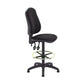 Lab Space - Mist Draughtsman Chair in black