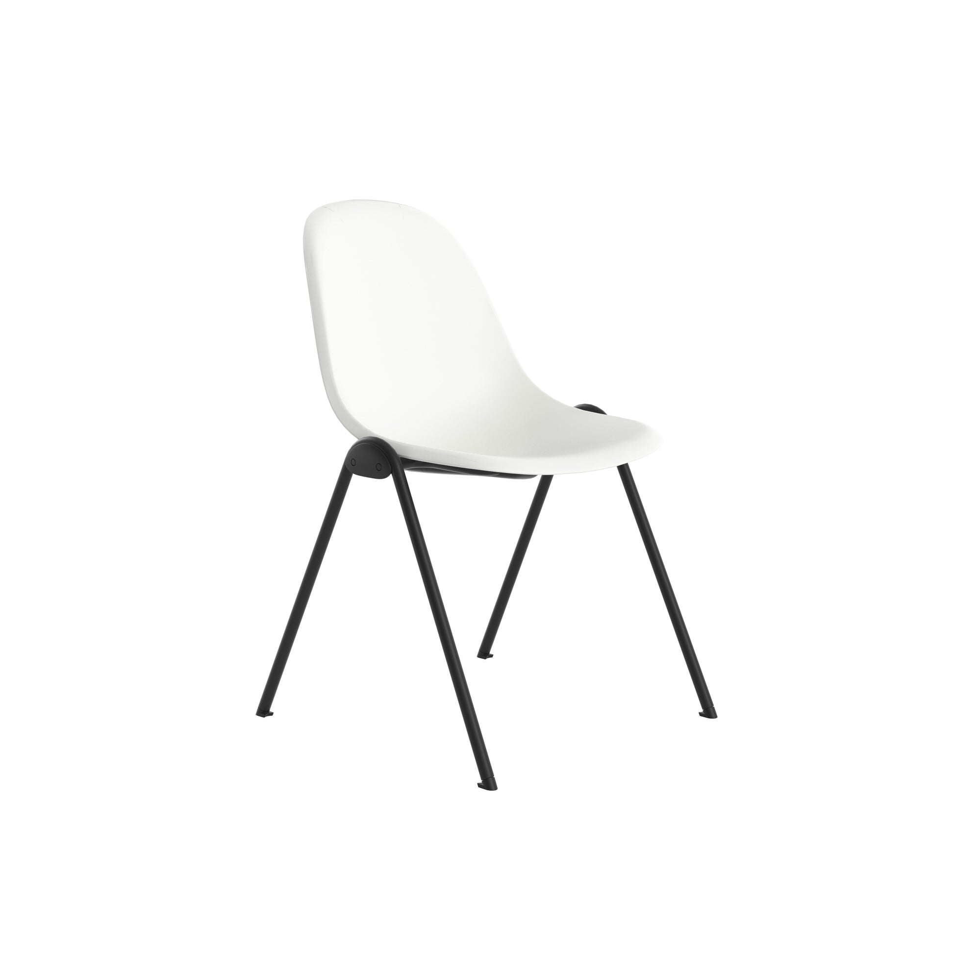 Lizzie 4 Leg Chair in white