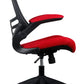 Marlos Mesh Back Office Chair With Folding Arms side view