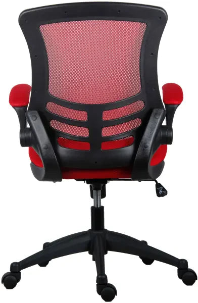 Marlos Mesh Back Office Chair With Folding Arms back view