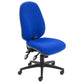 Maxi Ergo Chair With Lumbar Pump in blue