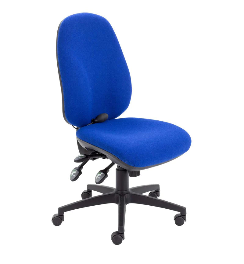 Maxi Ergo Chair With Lumbar Pump in blue
