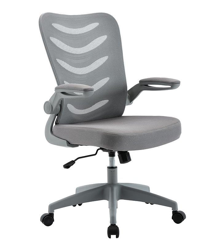 Merlin Mesh Back Chair in grey