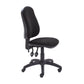 Black office chair on a white background