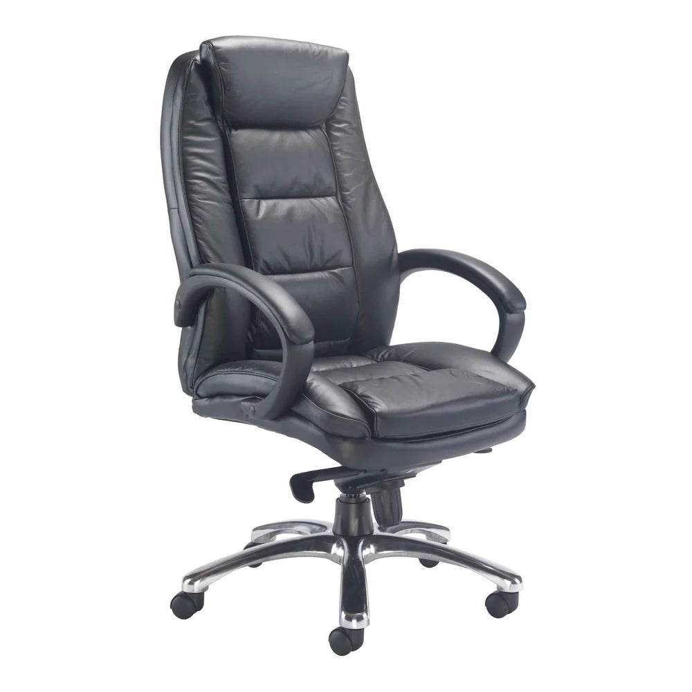 Montana Executive Leather Chair in black