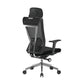 Modern office setup with ergonomic chairs and a desk.