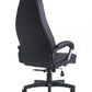 Black office chair on a white background