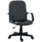 Black office chair on a white background
