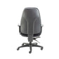 Black office chair on a white background