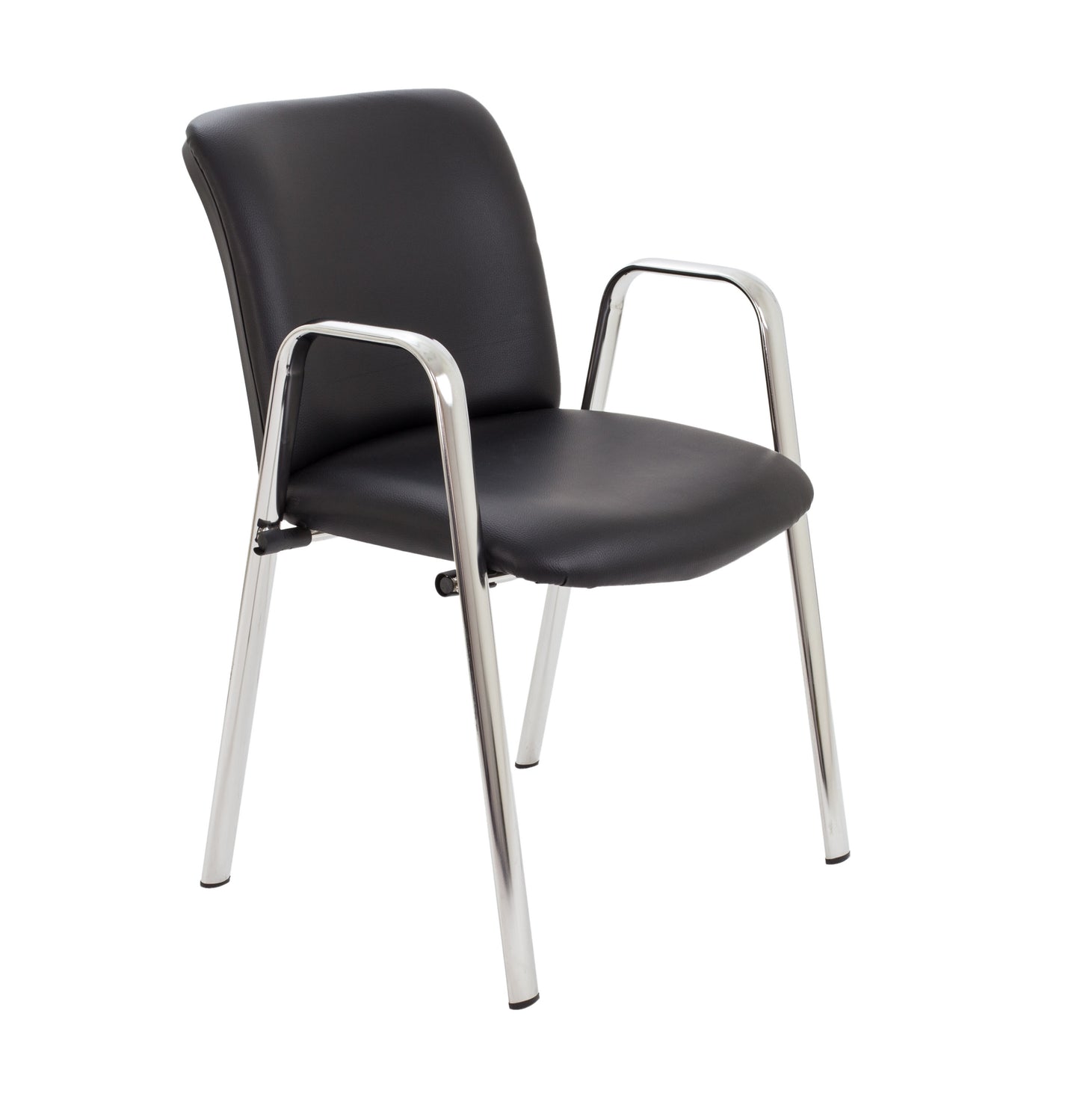 Pavilion Armchair in black PU