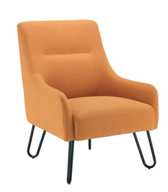 Pearl Reception Chair in orange