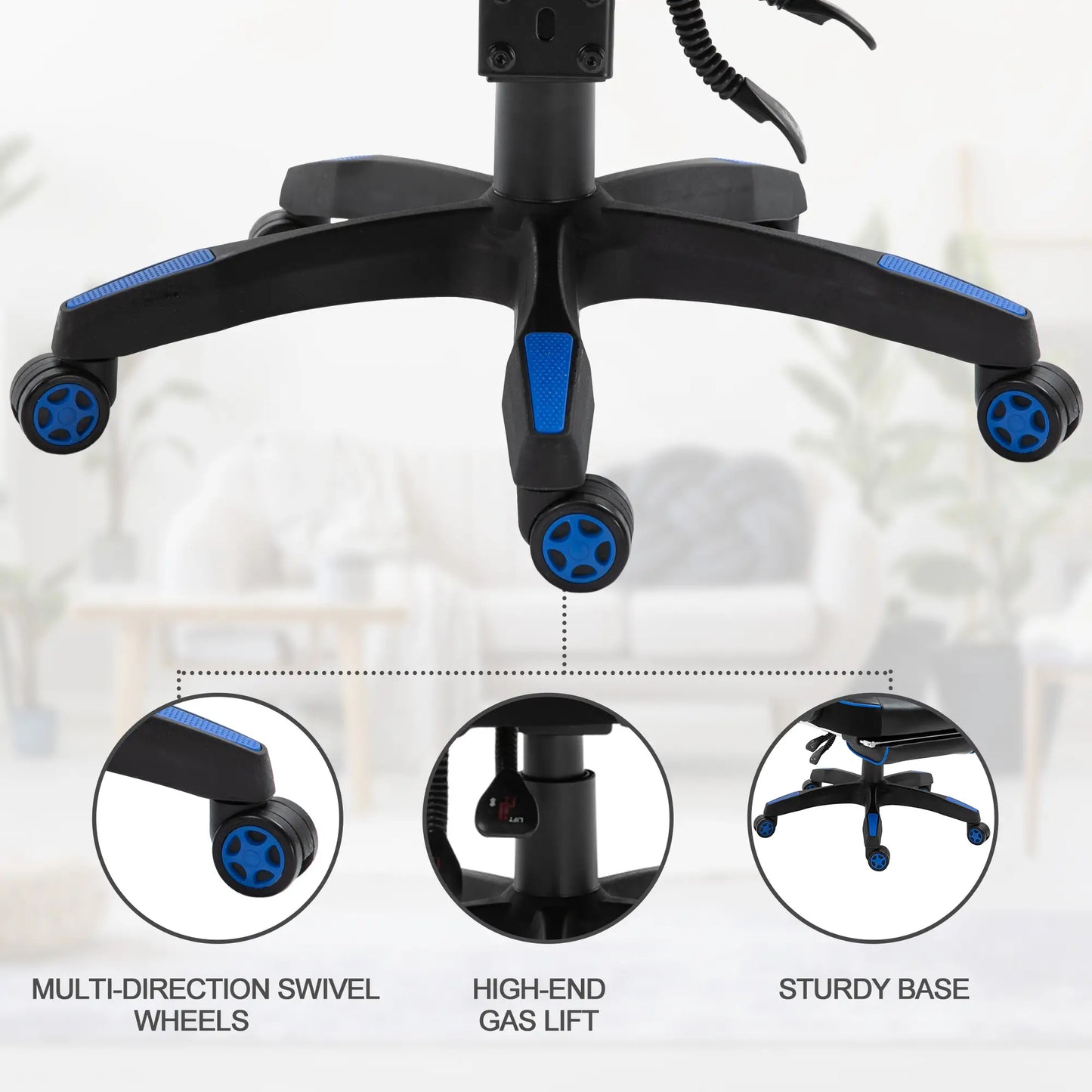 Phantom Gaming Chair castors