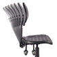 Polyurethane Draughtsman Chair. Showing the reclining function of the backrest. 