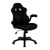 Black office chair on a white background
