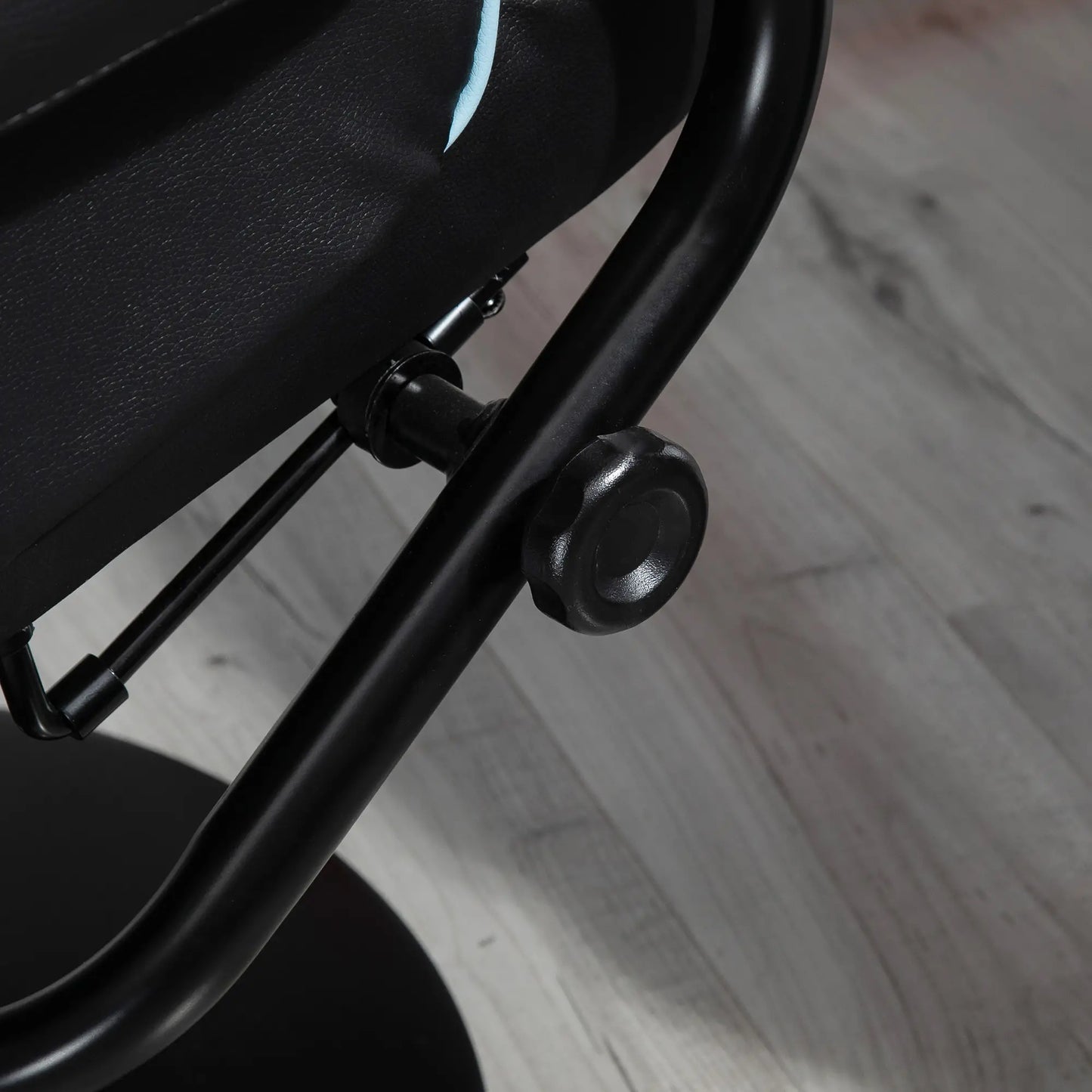 Reclining Chair and Stool Set with Lumbar Support, Lake Blue detail