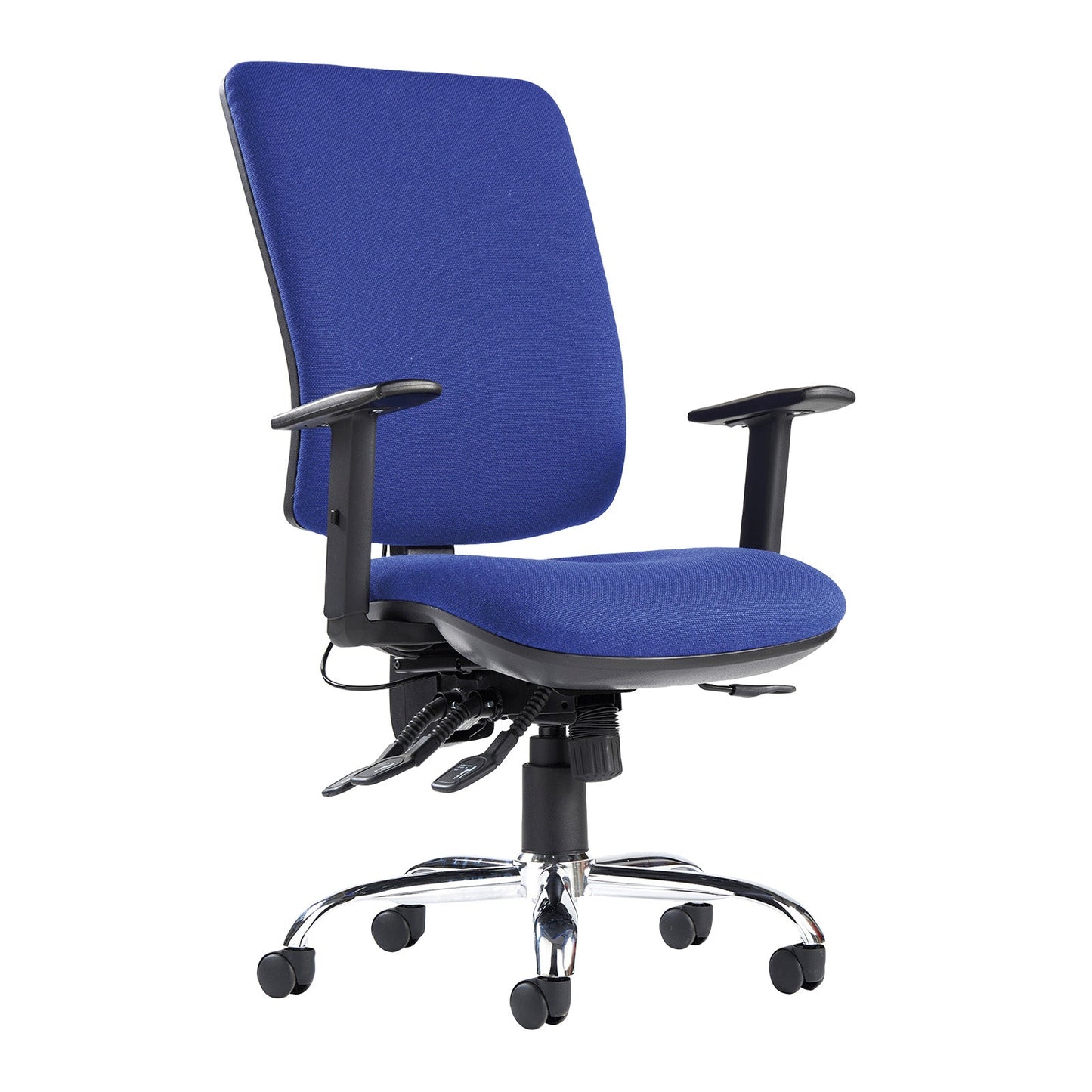 Senza Ergo 24Hr Ergonomic Task Chair in blue.