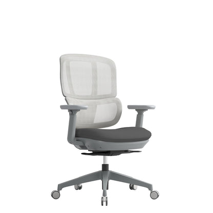 Shelby Mesh Back Operator Chair in grey.