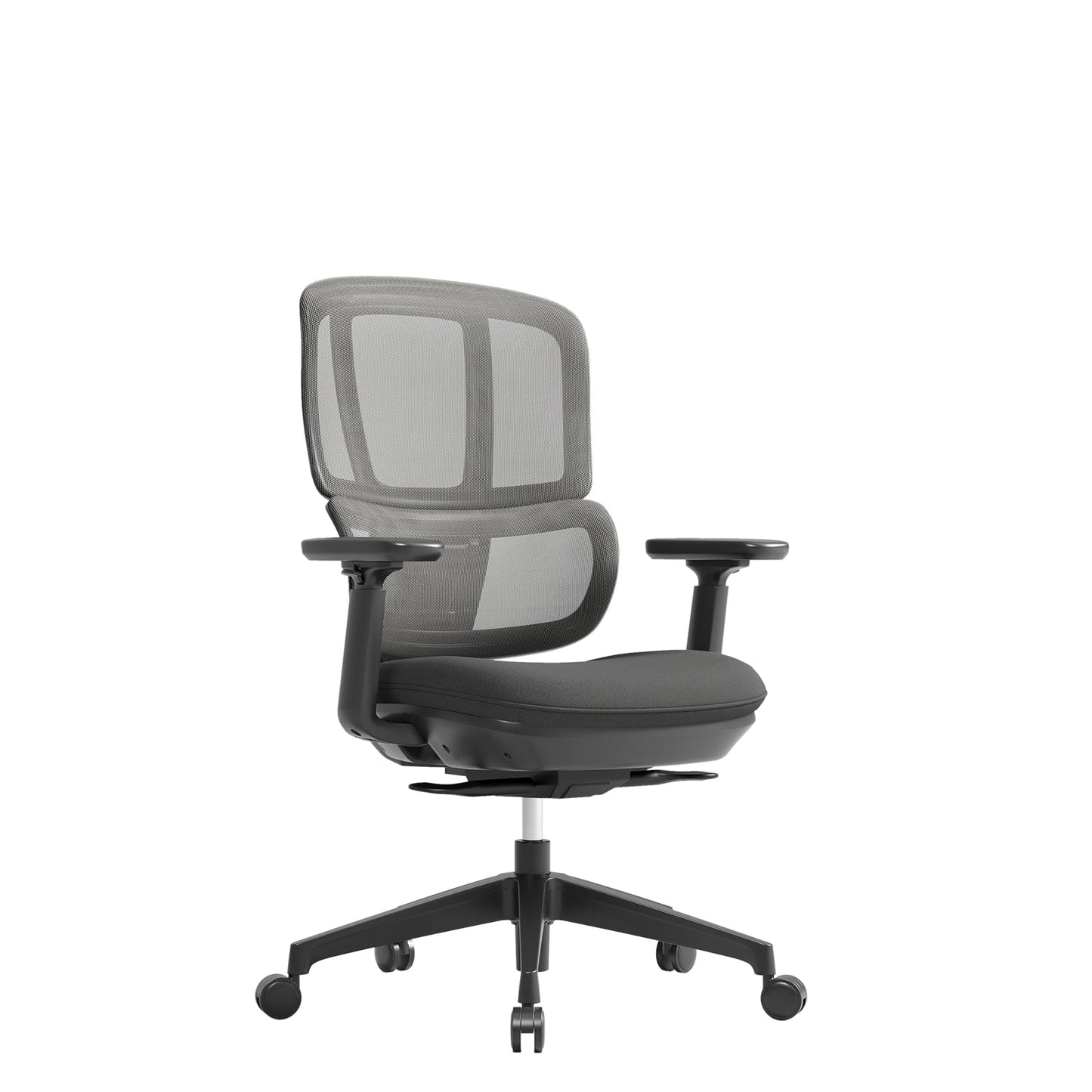 Shelby Mesh Back Operator Chair in grey.