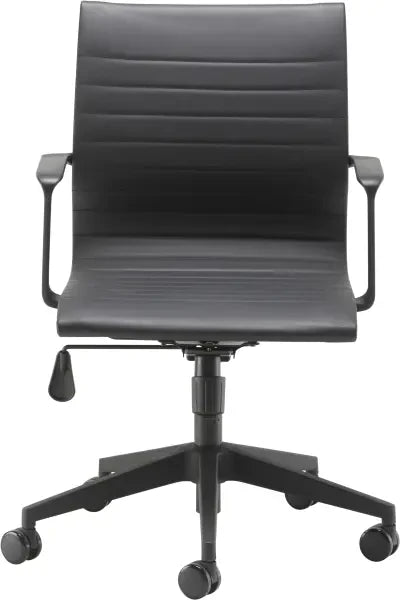 Sosa Executive Chair in black - front view. 