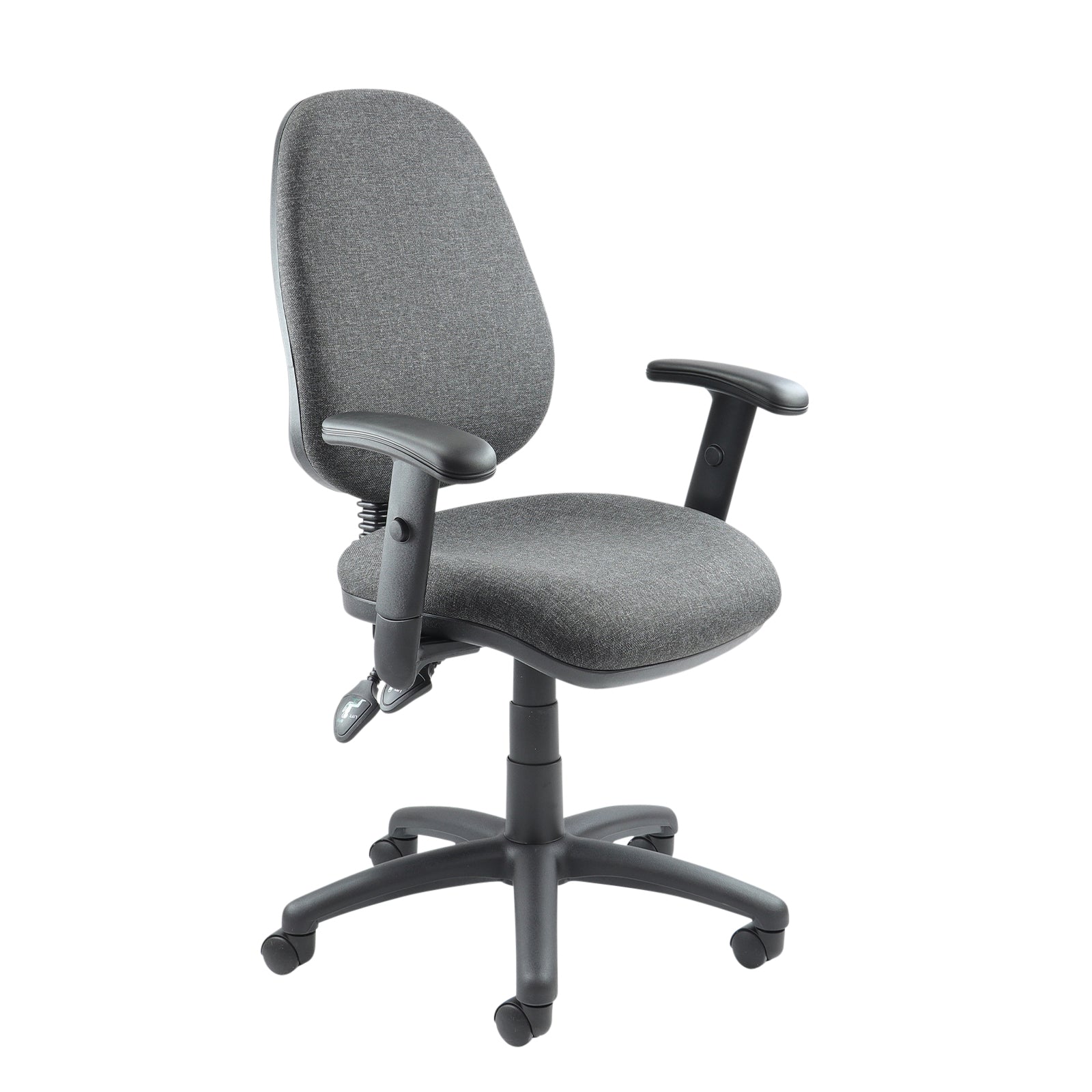 Vantage 100 2 Lever Pcb Operators Chair in charcoal.