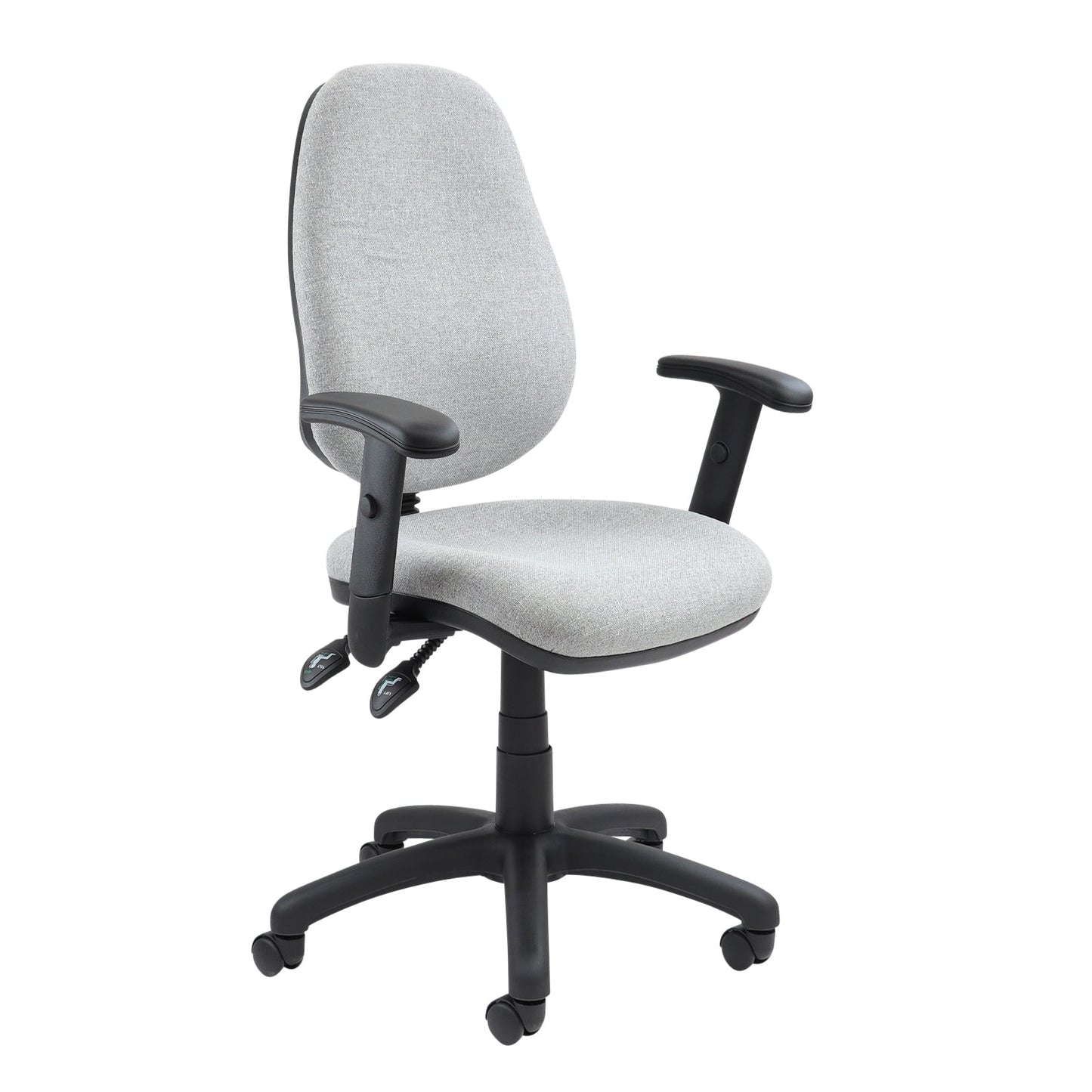 Vantage 100 2 Lever Pcb Operators Chair in grey.